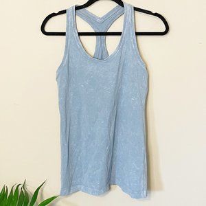Lululemon Blue Mineral Wash Racerback Tank 12